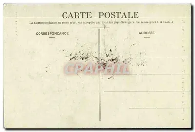 No País Creusois — Mulher tricotando meias — A. de Nussac, edição Guéret, n° 1217 — Verso