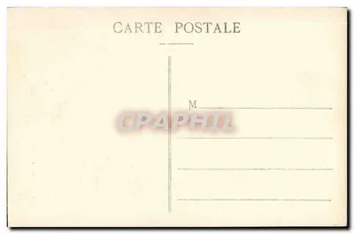 Chica del Creusot — en traje tradicional con un cepillo — A. de Nussac, editado por Guéret, n° 488 — Reverso