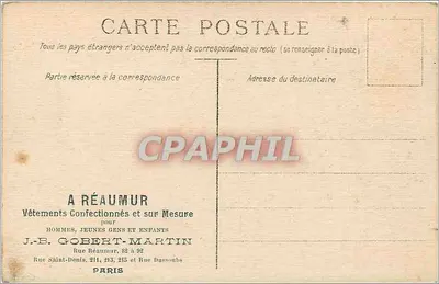 Beauvais — Katedra — Wydawca S. Silven, Paryż — Rewers