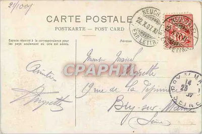 Lago e cantão de Neuchâtel — Phototypie Co., Neuchâtel, n°7937 — Verso