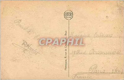 Antwerpen — O fontain da Brabo — editor AIBERT, n°15 — Verso