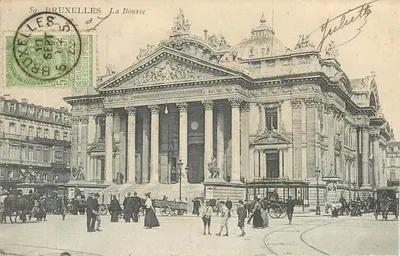 Bruxelas — A Bolsa — Imprensa de Bruxelas