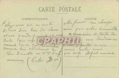 Dijon - Statua Oporu - Cabet, rzeźbiarz - L. V., wyd. — Rewers