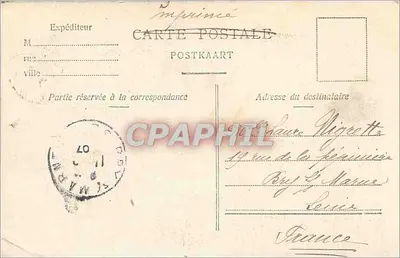 Bruxelas - Palácio dos Belos-Artes — editor não identificado, número de série não visível — Verso