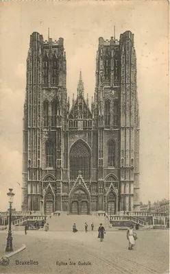 Bruxelas — Igreja de Santa Gudula — Éd. Nels, Bruxelas