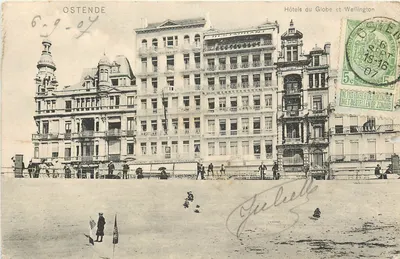 Ostende — Hotéis do Globo e Wellington — D.T.C., Anvers