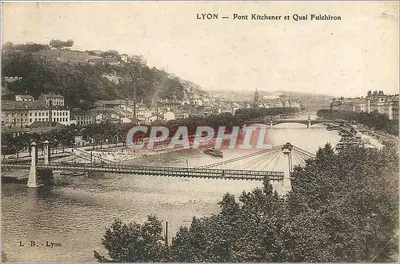 LYON — Pont Kitchener et Quai Fulchiron — L. B. - Lyon
