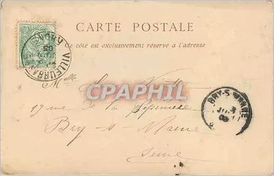 LYON — Faculté de Médecine — Gravé par Claude Bernard, Fot. Kolekcja ND — Rewers