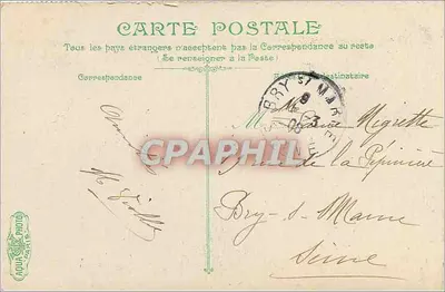 Lyon. Um canto do Parque — editor LV & C°, n°21 — Verso