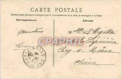 Lione - Quai de Bondy - Pont du Change - Coteau de Fourvières — B.F., Parigi, n°965 — Verso