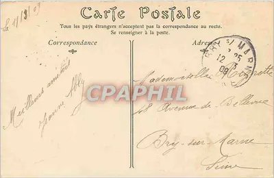 Rouen — O Palácio de Justiça — ND. Fot. — Verso