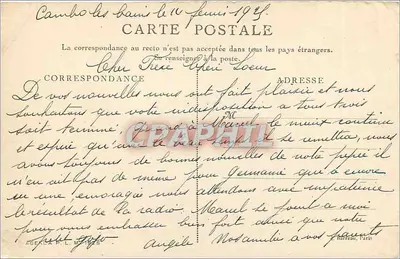 Vézelay — A Porta Nova (século XII) — Agenda P.L.M. 1925 — Verso