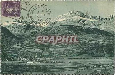 Sallanches - As Quatro Cabeças e o Monte Fleury — editor: Photo-Sur-Sallanches