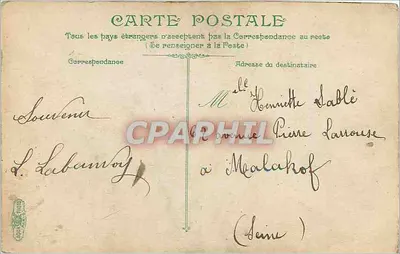 Genève — De Brug van de Mont-Blanc — uitgever n°1106 — Achterkant