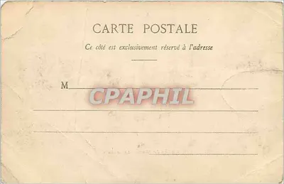 Bilhete postal antigo A Auvergne Valee de Massiac Cantal — Verso