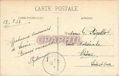 Chamonix — Morze lodowe — G. Tairraz, fotograf i wydawca, Chamonix — Rewers