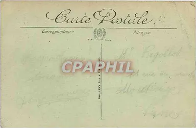 Biarritz — Rocher de la Vierge w burzowym pogodzie — LL. n°238 — Rewers