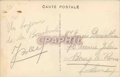 La Bourboule — Bulwar Clemenceau — G. D'O. 882 — Rewers