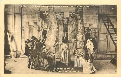 A Paixão em Beaucourt - Território de Belfort — Samson Ébranle, As Colunas da Sala