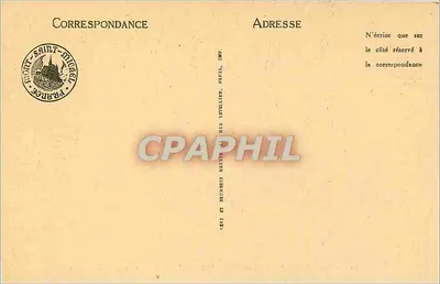 Abpia Mont-Saint-Michel — Sala Gości — ND — Rewers
