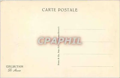 La Savoie zimą — Las — Zbiór La Savoie, Braun & Cie, Wyd. Dornach — Rewers