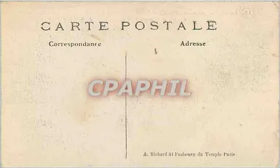 THANN (Alta Alsácia) — Vista durante o bombardeio, com a cota 420 no fundo — A. Richard, Visé N° 10 — Verso