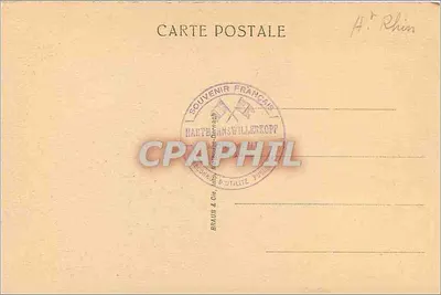 Hartmannswillerkopf — O Velho Armand — Braun & Cie — Verso