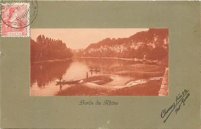 Margens do Rio Rhône — Channaux Frères & Cie, Fot. Genebra