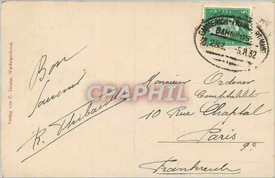 Waldalgesheim — protestancka świątynia i kaplica — Verlag von C. Jacobs, Waldalgesheim — Rewers