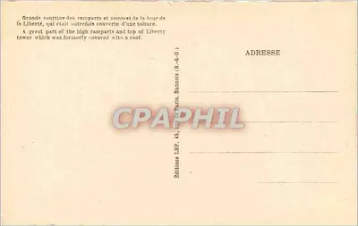 Mont Saint Michel — Remparty — Wydawnictwo LEP, 45, rue de Paris, Sannois — Rewers