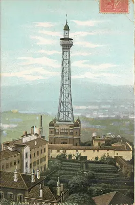 Lyon. La Tour métallique — vue panoramique — éditeur V. & Cie, n°20