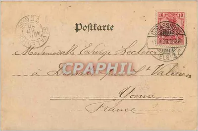 Strasbourg — Orangerie — Charles Bernhöft, Luxemburg, No. 110 — Verso