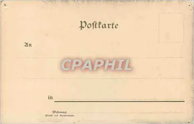 Widok wnętrza katedry w Hildesheim — wydawca Voss, Händle & Vogel, nr 483 — Rewers