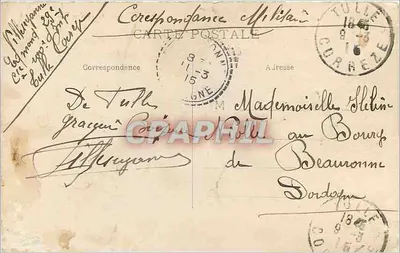 Tulle - O Rocher Tête Louis XVI — carta postal n°56 — Verso