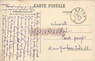 Bex — Pension de Croche i Dent du Midi — Jullien frères, Fot. Wydawcy, Genewa — Rewers