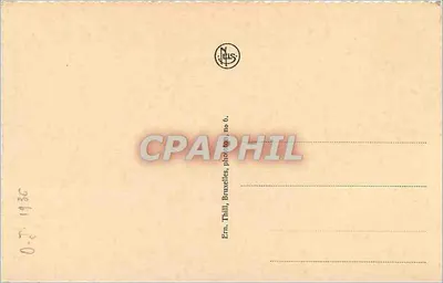 Bruges — Pałac Franc 't Vrije — Wydawca Thill, Bruksela, nr 6 — Rewers