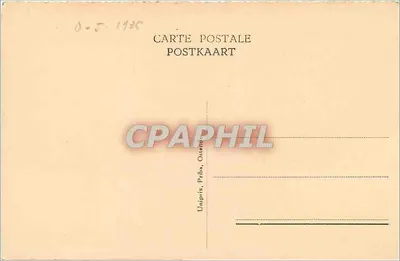 Ostenda — Pałac Termów — wydawca Uniprix, Oostende — Rewers