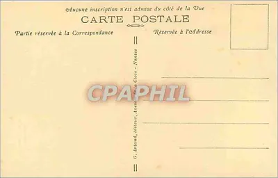 Bagnolles-de-l'Orne — Uitzicht op de Vallei van de Vée en het Grand Hôtel — G. Artaud, uitgever, Nantes — Achterkant