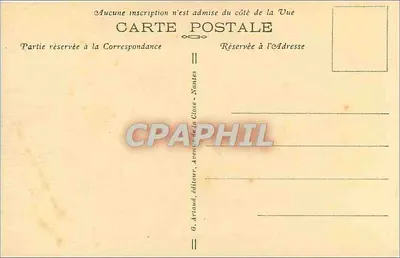 Bagnolles-de-l'Orne — Ogólny widok zakładu termalnego — G. Artaud, wydawca — Rewers