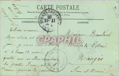 Paryż. — Most Alexandre III, ku Invalidzom. — LL. — Rewers
