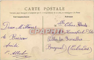 Boulevard de la Madeleine — Parigi — B.F. Parigi n°13 — Verso