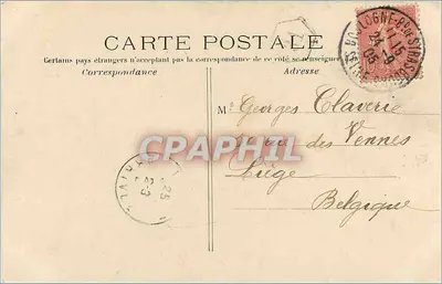 Bois de Boulogne - Bagatelle — Een rots in het Park — F.A.P. nr. 12 — Achterkant