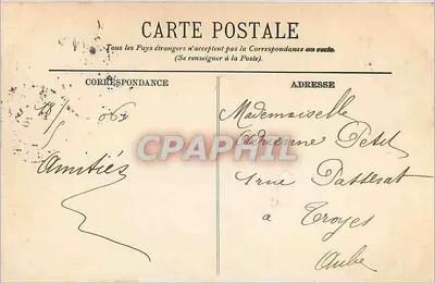 Parijs — De Heilige Kapel en het Paleis van Justitie — LL. — n° 778 — Achterkant