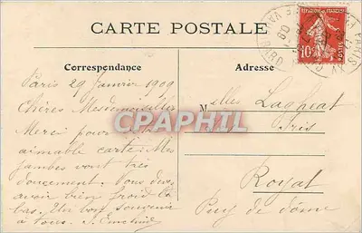 O Val-de-Grâce — editor L. J. & Cie, Angoulême, n°107 — Verso