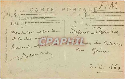 Paris — Igreja da Madeleine — T. M. K. — Verso