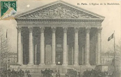 Paris. A Igreja da Madeleine — Editor não identificado, n° 21