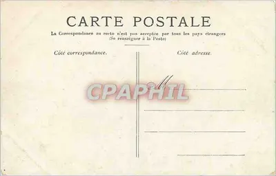 Paris — A Madeleine — Editor anônimo, número de série não visível — Verso