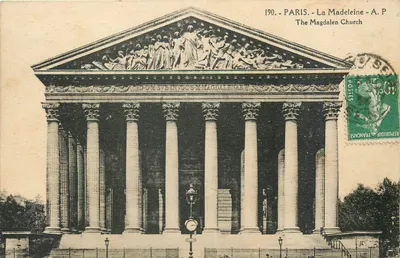 Paris - La Madeleine - A. P. - A Igreja da Magdalena