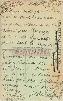 Paris - A Vista da Madeleine - A. L. — Verso