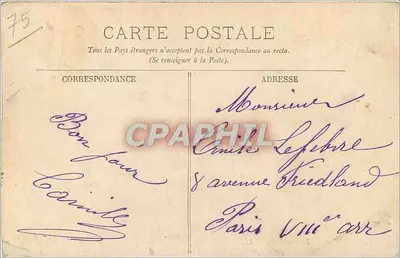 Parijs — La Madeleine — LL. — Achterkant